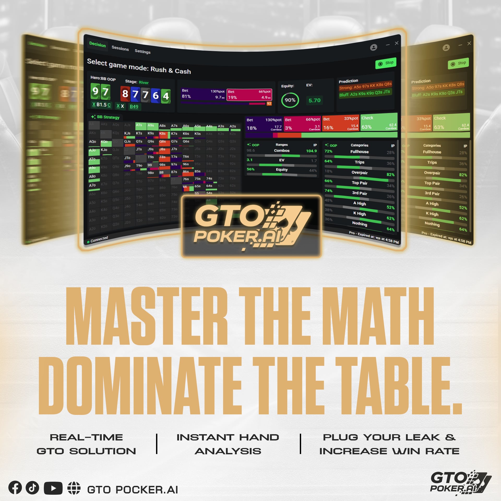 Master the Math Dominate the Table - Light Theme